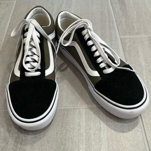 Vans Old Skool Canvas Suede Shoes Women 8, Men 6.5